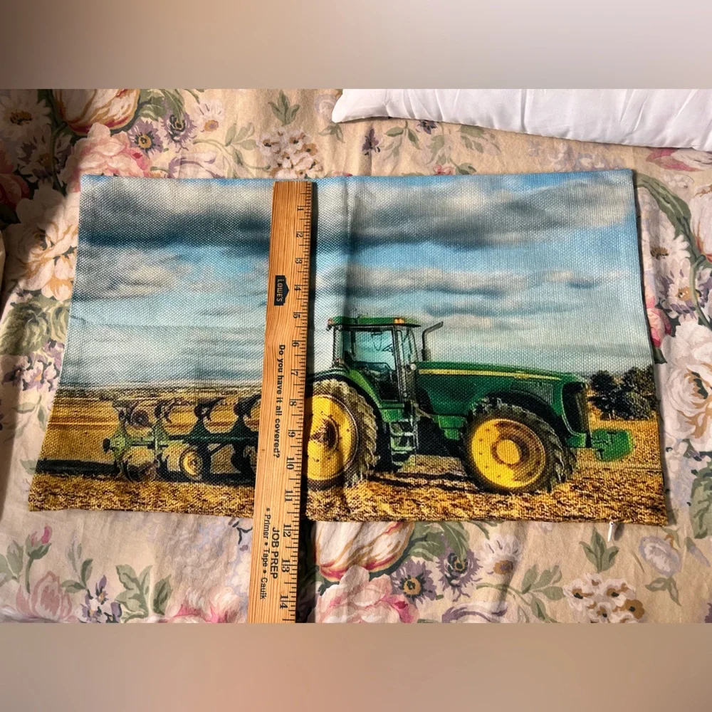 Tractor Print Pillowcase & pillow